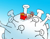 Cartoon: santacov20 (small) by Lubomir Kotrha tagged christmas,santa,claus,winter,covid