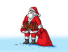 Cartoon: santateror (small) by Lubomir Kotrha tagged santa,claus,europa,germany,berlin,teror,christmas