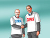 Cartoon: syria (small) by Lubomir Kotrha tagged obama,putin,war,peace,syria,world,usa,russia