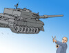 Cartoon: tankput (small) by Lubomir Kotrha tagged ukraine,russia,the,war,tanks,leopard