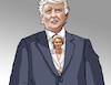 Cartoon: trumpeu25 (small) by Lubomir Kotrha tagged trump,tariffs,taco