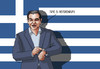 Cartoon: tsiprastime (small) by Lubomir Kotrha tagged greece,eu,referendum,syriza,tsipras,ecb,euro