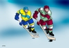 Cartoon: zubyhok (small) by Lubomir Kotrha tagged hokej,hockey,world,cup