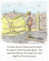 Cartoon: Walk-a-bout (small) by armadillo tagged golden,shoe,walk,surprise
