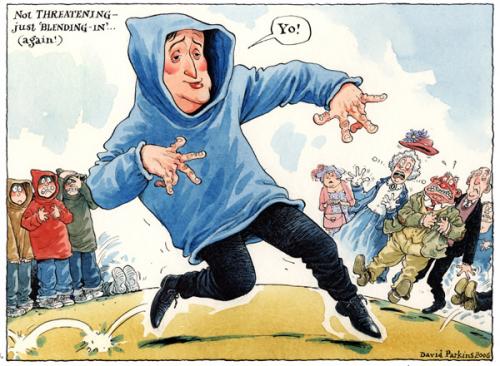 Cartoon: Cameron Hoodie (medium) by DavidP tagged david,cameron,hoodie,conservative