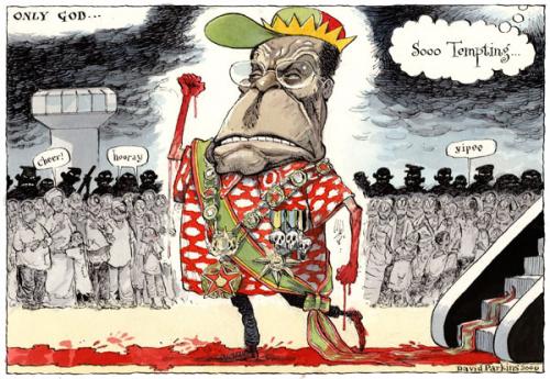 Cartoon: Mugabe (medium) by DavidP tagged mugabe,zimbabwe,african,union