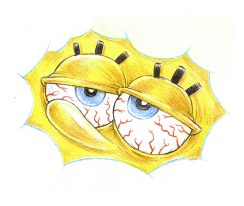 Cartoon: Sponge stoney eyes (medium) by Trippy Toons tagged spongebob,sponge,bob,squarepants,schwammkopf,eyes,augen,bloodshot,cannabis,marihuana,marijuana,stoner,stoned,kiffer,kiffen,weed,ganja