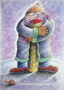 Cartoon: isolation (small) by kotbas tagged snow,winter,snail
