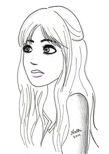 Cartoon: mininha (medium) by naths tagged girl