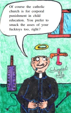 Cartoon: downfall of the vatican II (medium) by Schimmelpelz-pilz tagged pedophile,pedophilia,christ,christian,christians,catholic,diapers,cross,crucifix,priest,priests,believer,believers,beat,hit,punish,corporal,punishment,child,cildren,abuse,abusing