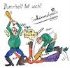 Cartoon: Dummheit tut weh! - so stupid... (small) by Schimmelpelz-pilz tagged dummheit,stupidity,idiot,idioten,idiots,neonazi,neonazis,nazi,nazis,skindhead,skinheads,fremdenhass,rassismus,racism,hate,hass,violence,gewalt,baseballschläger,baseball,batter,crime,verbrechen,afd,criminals,verbrecher,rassisten,right,winged,rechtsradikal,rechtsradikale