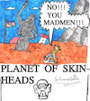 Cartoon: Planet Of Skinheads (small) by Schimmelpelz-pilz tagged statue,of,liberty,charlton,heston,planet,skinheads,apes,nazi,nazis,neonazi,neonazis,right,winged,dark,future,dystopia,armageddon,apocalypse,desert,destruction,wastelands,rocket,spaceship,wasteland,america