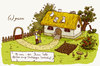 Cartoon: Dachziegen. (small) by puvo tagged ziege,goat,dach,dachziegel,roof,bauer,bauernhof,wortspiel,sturm,tempest,farm,play,word