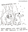 Cartoon: Frühlingsanfang. (small) by puvo tagged frühling,spring,winter,schnee,snow,kalt,cold,kälte,bär,bear,schlafen,sleep,winterschlaf,erwachen,awake,wake,up,aufwachen