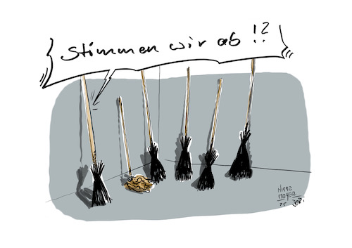 Cartoon: Walpurgisnacht ... (medium) by Jori Niggemeyer tagged demokratie,walpurgisnacht,hexenflug,besen,wischmop,bodenwischer,tanzindenmai,brocken,harz,heuteist,jori,joricartoon,niggemeyer,joriniggemeyer,cartoon,karikatur,walpurgisnacht,hexenflug,besen,wischmop,bodenwischer,tanzindenmai,brocken,harz,heuteist,jori,joricartoon,niggemeyer,joriniggemeyer