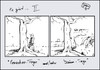 Cartoon: Es gibt... (small) by Jori Niggemeyer tagged gut,schlecht,positi,vnegativ,trocken,nass,hell,dunkel,tag,nacht,sommer,winter,schicksal,blöd,saublöd,klug,dumm,niggemeyer,joricartoon,jori