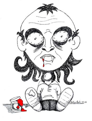 Cartoon: Katyuscio (medium) by arthurporto tagged vampire,jelly