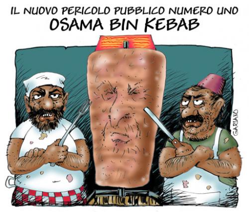 Cartoon: public enemy (medium) by massimogariano tagged public,enemy,italy,italia,extracomunitari,politica
