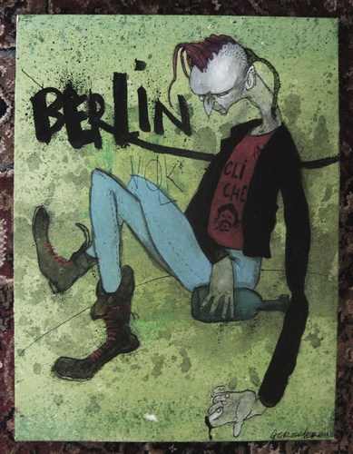 Cartoon: Berliner volk (medium) by Glyn Crowder tagged volk,people,berlin