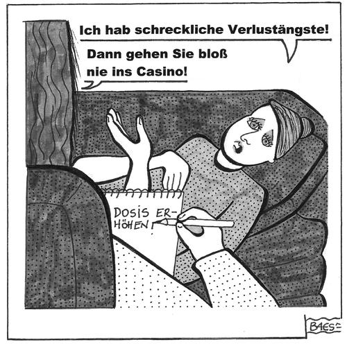 Cartoon: Auf der Couch (medium) by BAES tagged couch,therapie,psychiater,patient,verlust,angst,couch,therapie,psychiater,patient,verlust,angst,casino