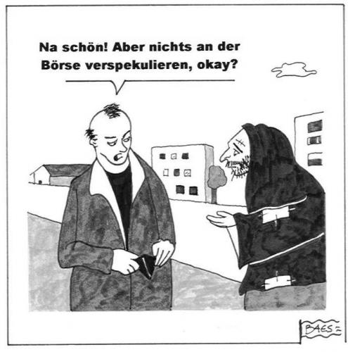 Cartoon: Neue Armut (medium) by BAES tagged börse,armut,spekulaten,spekulieren,penner,sandler,obachlosigkeit,obdachloser,finanzkrise,bettler,betteln