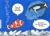 Cartoon: Im Whirlpool (small) by BAES tagged fisch,aquarium,tiere,allergien,unverträglichkeit,blasen,futter,nahrung,wasser,krankheit,störung