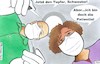 Cartoon: Neulich im OP (small) by BAES tagged mundschutz,maske,arzt,doktor,operation,patient,krankenschwester,medizin,corona,coronavirus,pandemie,krankheit,virus,cartoon,karikatur
