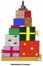 Cartoon: Weihnachtsbaum 21. Jahrhundert (small) by BAES tagged baum bäume weihnachten geschenke pakete pakte geschenk