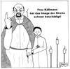 Cartoon: Zum Teufel mit Käßmann (small) by BAES tagged margot,käßmann,alkohol,betrunken,straßenverkehr,promille,kindesmissbrauch,sexskandal,skandal,rücktritt,bischöfin,evangelische,kirche,frau,theologin,ekd