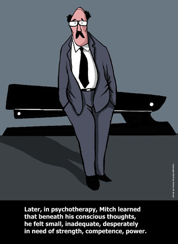 Cartoon: Psychotherapy (medium) by perugino tagged work,office,bureaucracy,corporation,employment