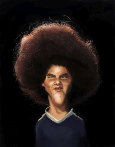 Cartoon: Mr. Fro (medium) by doodleart tagged caricature