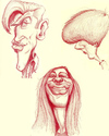 Cartoon: Airport Sketches (small) by doodleart tagged caricature,sketches
