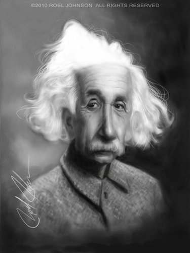 Cartoon: Einstein (medium) by thatboycandraw tagged einsten