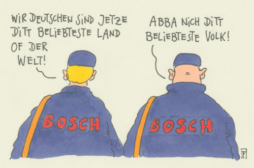 Cartoon: beliebtig (medium) by Andreas Prüstel tagged deutschland,deutsche,beliebtheit,cartoon,karikatur,andreas,prüstel