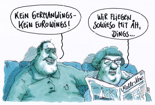 Cartoon: dings (medium) by Andreas Prüstel tagged fluggesellschaften,streiks,eurowings,germanwings,cartoon,karikatur,andreas,pruestel,fluggesellschaften,streiks,eurowings,germanwings,cartoon,karikatur,andreas,pruestel
