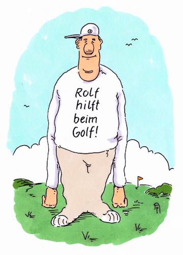 Cartoon: helfer (medium) by Andreas Prüstel tagged golf,golfplatz,helfer,cartoon,karikatur,andreas,pruestel,golf,golfplatz,helfer,cartoon,karikatur,andreas,pruestel