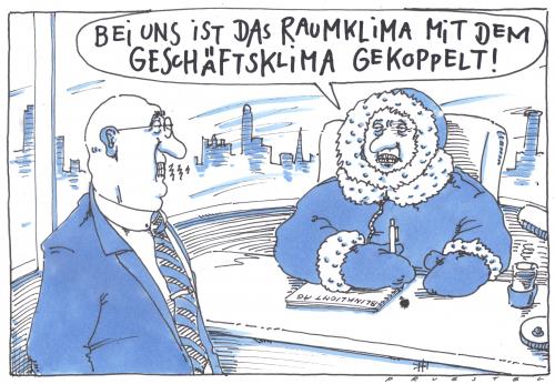Cartoon: klima (medium) by Andreas Prüstel tagged wirtschaftskrise
