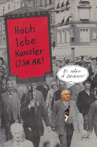 Cartoon: oskar (medium) by Andreas Prüstel tagged kanzlerschaft,linkspartei,lafontaine