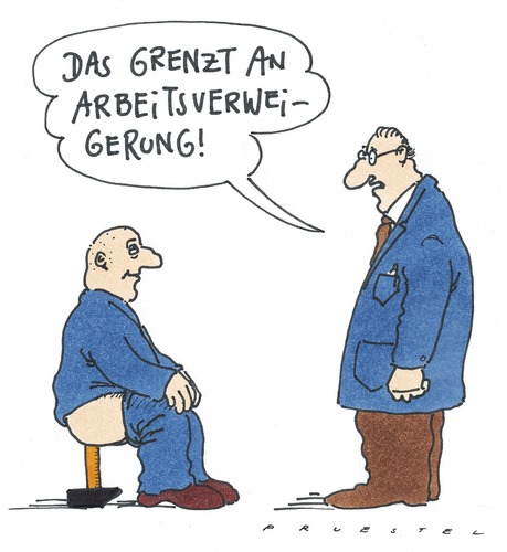 Cartoon: o.t. (medium) by Andreas Prüstel tagged job,wrkzeug,hammer,zweckentfremdung