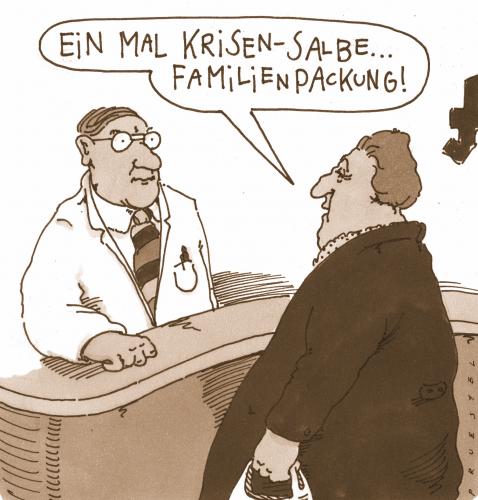Cartoon: o.t. (medium) by Andreas Prüstel tagged wirtschaftskrise,apotheke,wirtschaftskrise,wirtschaft,finanzen,geld,finanzrkrise,apotheke,konjunktur,bürger,steuer,steuern