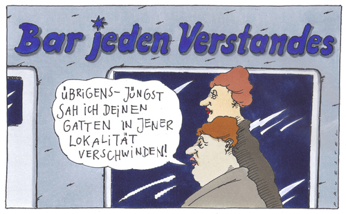 Cartoon: o.t. (medium) by Andreas Prüstel tagged bar,ehe,schwiegermutter,bar,ehe,schwiegermutter,partnerschaft,liebe,ehepaar,lokal