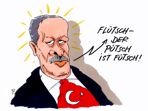 Cartoon: putsch (medium) by Andreas Prüstel tagged türkei,erdogan,militärputsch,präsidialsystem,machtausweitung,cartoon,karikatur,andreas,pruestel,türkei,erdogan,militärputsch,präsidialsystem,machtausweitung,cartoon,karikatur,andreas,pruestel