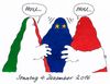 Cartoon: 4.dezember (small) by Andreas Prüstel tagged verfassungsreverendum,italien,präsidentschaftswahl,österreich,eu,europa,cartoon,karikatur,andreas,pruestel