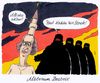 Cartoon: albtraum beatrix (small) by Andreas Prüstel tagged afd,beatrix,von,storch,islmam,islamfeindlichkeit,burka,moschee,religionsfreiheit,rechtspopulismus,albtraum,cartoon,karikatur,andreas,pruestel