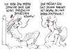 Cartoon: ali bud schimanski (small) by Andreas Prüstel tagged bud,spencer,götz,george,schimanski,muhammad,ali,boxen,prügeln,gott,himmel,cartoon,karikatur,andreas,pruestel