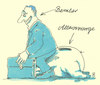 Cartoon: altersvorsorge (small) by Andreas Prüstel tagged altersvorsorge,falsche,beratung,verbraucher,verluste