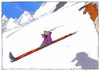 Cartoon: am hang (small) by Andreas Prüstel tagged skisport,freizeitsport,skihang,abfahrtslauf,hochgebirge,sk,skischuh,gebiss