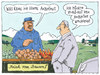 Cartoon: anbieter (small) by Andreas Prüstel tagged strassenverkauf,landwirtschaft,bauer,kunde