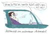 Cartoon: automobil (small) by Andreas Prüstel tagged auto,selbstfahrendes,autonomes,fahren,suff,mensch,cartoon,karikatur,andreas,pruestel
