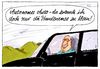 Cartoon: autonom (small) by Andreas Prüstel tagged autonomes,auto,selbstfahrendes,handbremse,autofahrer,cartoon,karikatur,andreas,pruestel